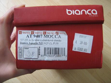 Kozene slapky bianca shoes, 38