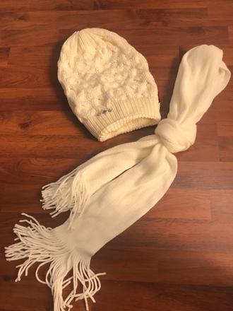 Krásna čiapka so šálom - set,