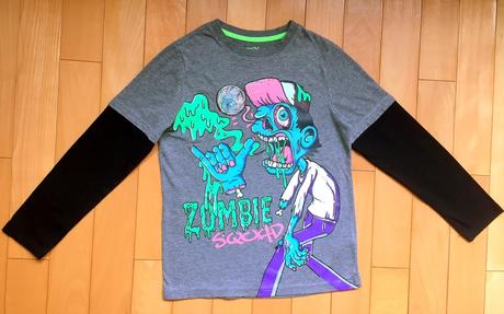 Zombie tričko s dlhým rukávom, f&f,152