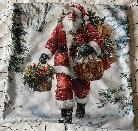 Vianočná obliečka na vankúš 42cmx43cm,