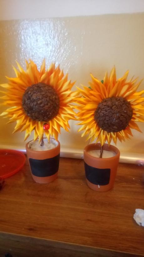 Slnečnicky v črepníčku, 
