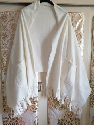 Flísová štóla s vreckami, 