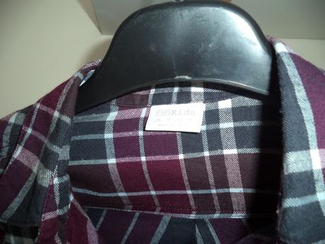 128 košeľa káro, f&f,128