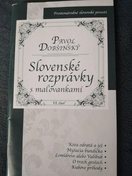 5 x slovenské rozprávky + omaľovanky,