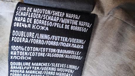 Kožená bunda s, s