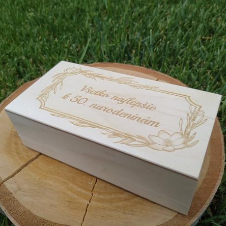 Krabička - finančná injekcia k narodeninám, 