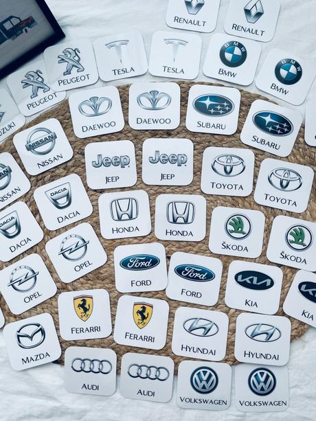 Pexeso - značky áut, 