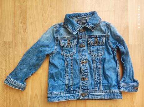 Riflová bunda pre dievčatko 98, palomino,98