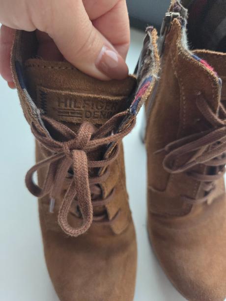 Kožené topánky, tommy hilfiger,37