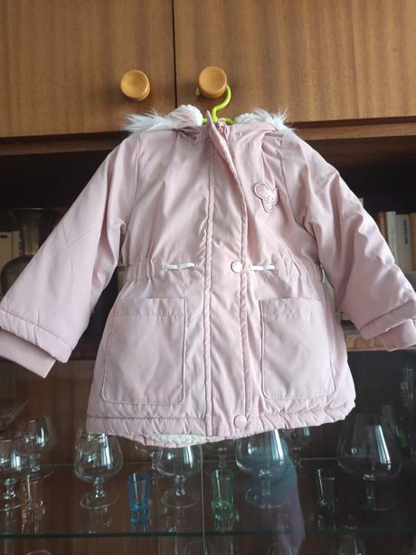 Zimná bunda pre dievčatko, sinsay,86