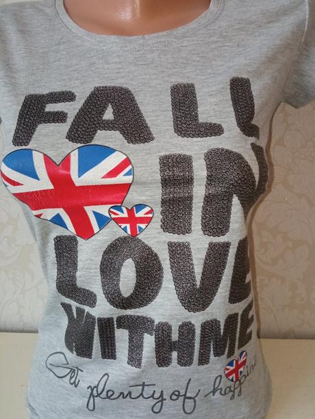 Dievčenské tričko s potlačou a nápisom, 158