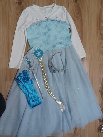 Elsa šaty- frozen, 