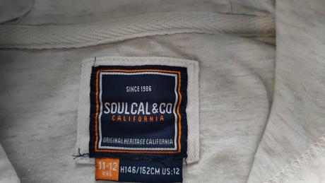Kvalitná teplá predĺžená dievč.mikina soul cal,11r, 146