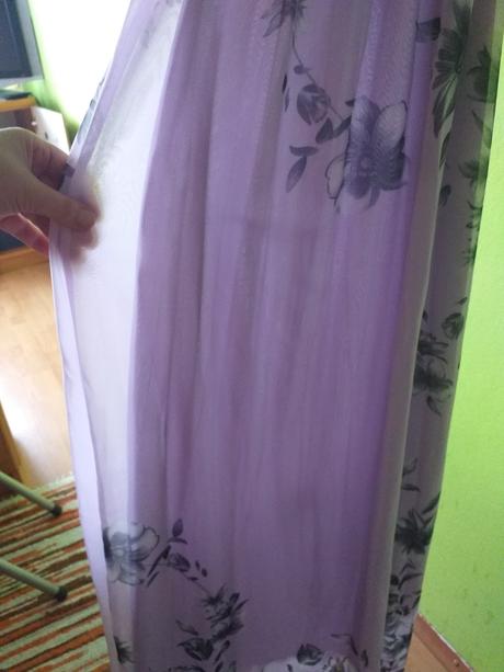 Dlhe šaty s podtlačou, l / xl