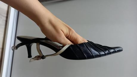 Sandalky 38 kožené nizky podpatok, 38