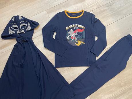 Tenké bavlnené pyžamko s maskou, sergent major,134 / 140