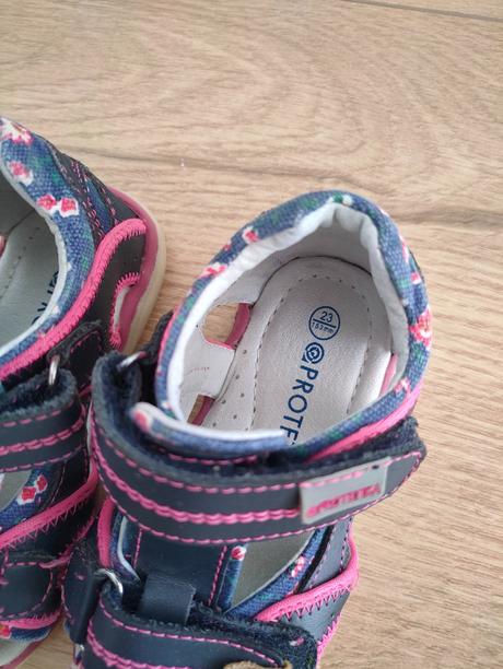 Kožené protetika sandále, veľ. 23, protetika,23