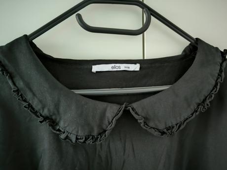 Čierne tričko s límčekom, xl