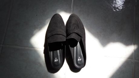 Slapky zn.h&m.dvakrat pouzite cierne, h&m,39