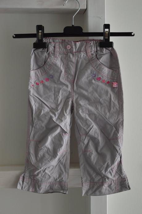 Nohavice s kvetinkami 86/92, okay,86