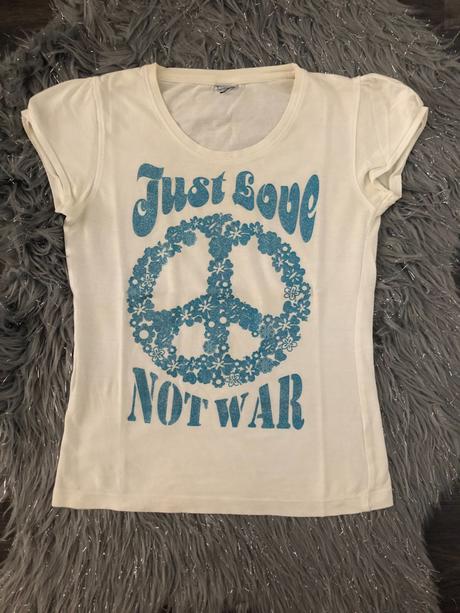 Biele tričko s nápisom, teeny tiny,s