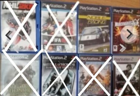 Hry na ps2 s manuálom, 