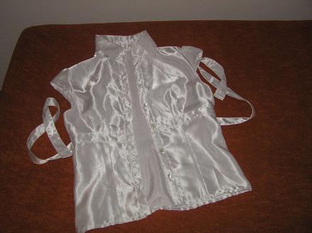 Saténová blúzka, s