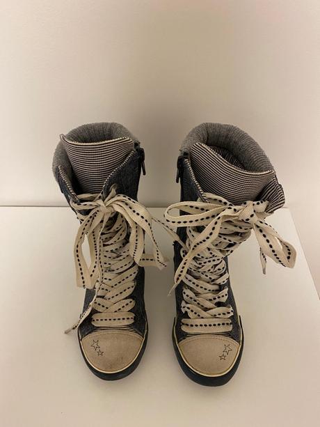 Vysoké rifľové tenisky, next,25