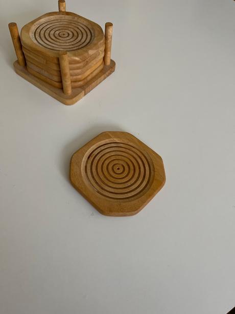 Drevené podšálky, 