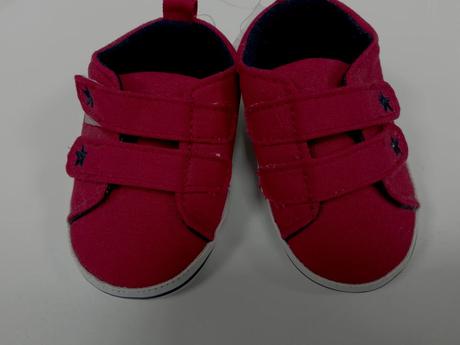 Červené capačky tenisky 3/6mes., george,18