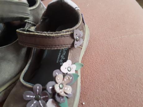 Kvalitne dievcenske poltopanky s kvietkami, marks & spencer,24