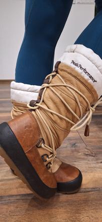 Snehule kožene zimne cižmy peak perfomance 40, 40