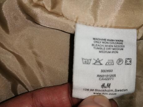 Kabátik, h&m,128