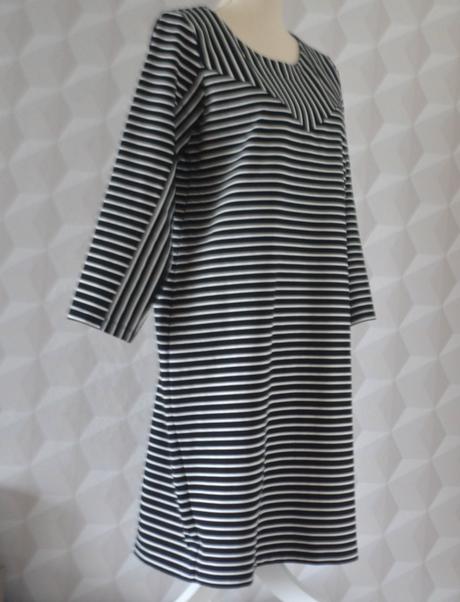 Sandwich, čierno-biele šaty veľ. l/xl, l
