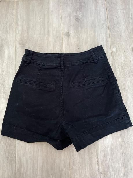 Dámske h&m čierne šortky, h&m,xs