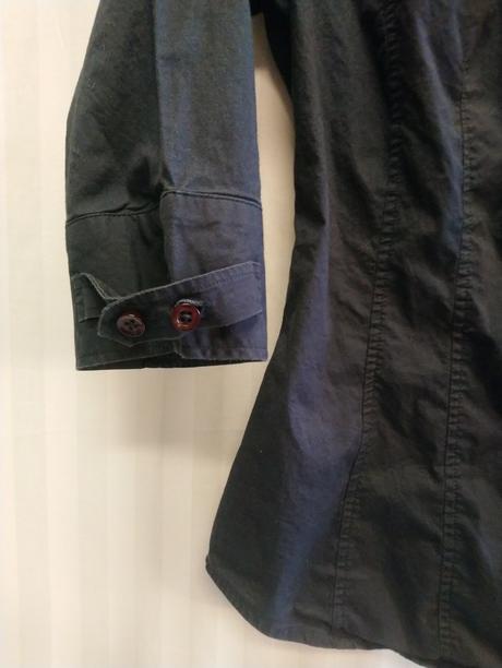 Dámska tmavo modrá elastická blúzka, benetton, xs, benetton,xs