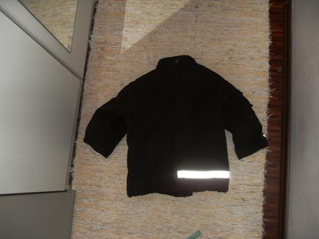 Bunda s reflex.prvkami, bez kapucky, h&m,92