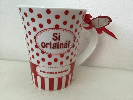 Si originál - šálka,