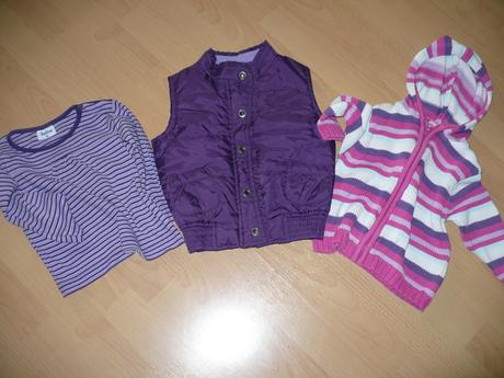 Vesta +tričko + svetrik, impidimpi,86