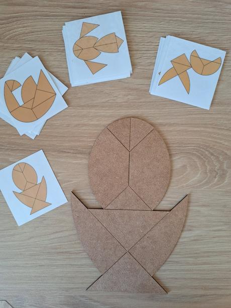 Kolumbovo vajce z preglejky, skladacka, 