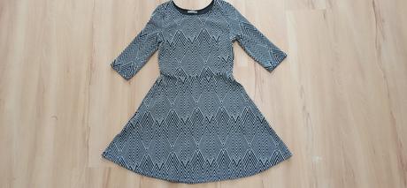 Hrubšie šaty, orsay,36