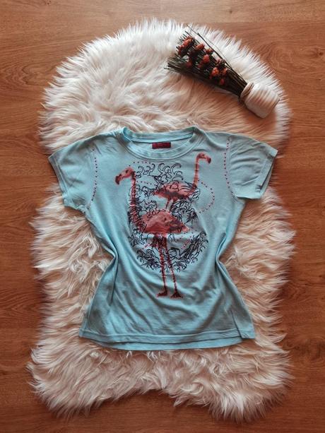 Tričko s plameniakom, s