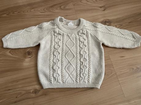 Pleteny sveter, h&m,74