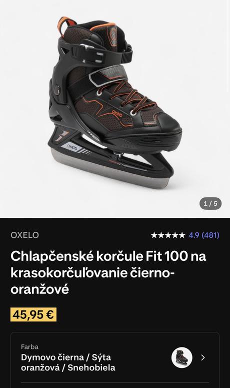Korčule na lad 32-35 decathlon oxelo, 35