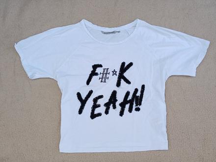 Silvian heach dámske biele bavlnené tričko, m