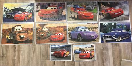 Puzzle cars 10in 1 ,darujem k nákupu, 