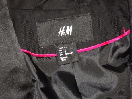 Kvalitné dámske sako, h&m,xs
