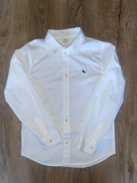 Biela košeľa 128, h&m,128