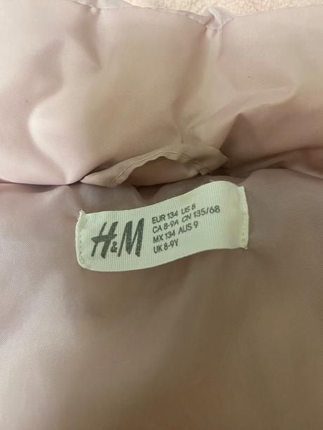 Pekná bunda h&m s uškami, h&m,134
