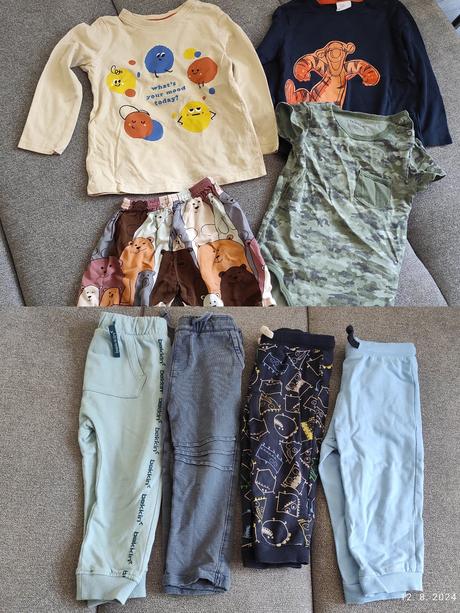 Balík 86, tričká a tepláky, 86–98